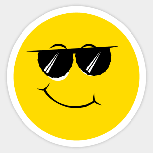 Emoji - Cool face Sticker